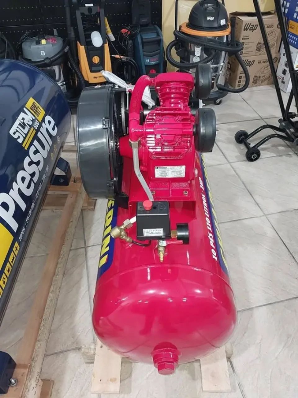 Compressor Chiaperini 110L Red 140psi Profissional - Promoção Imperdível! - Foto 2