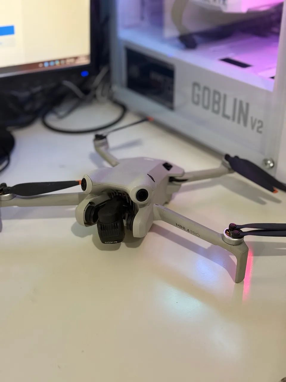 DRONE DJI MINI 4 PRO CONTROLE COM TELA   - Foto 5