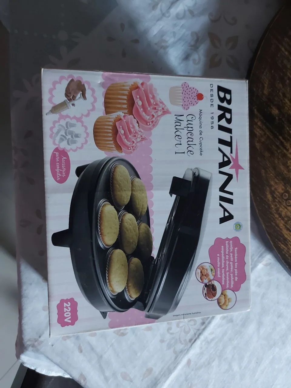Máquina de fazer cupcake