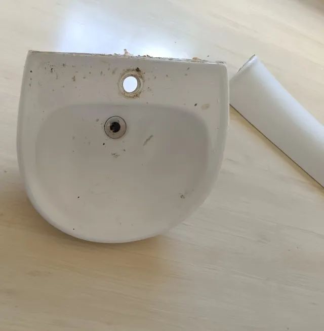 Conjunto Lavatório com Coluna de Chão 