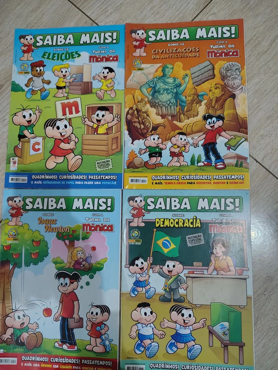 Coleção SAIBA MAIS da Turma da Mônica, venda avulsa 