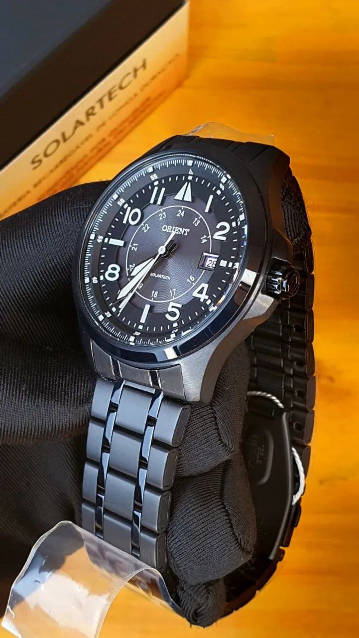 Orient Solartech 42mm aviador all black - Acessórios - COHAB Anil