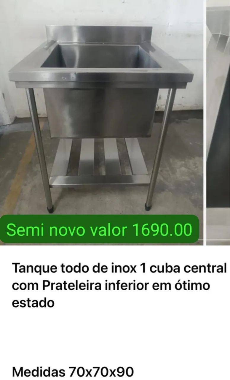 Pia com Cuba Toda Inox - Foto 4