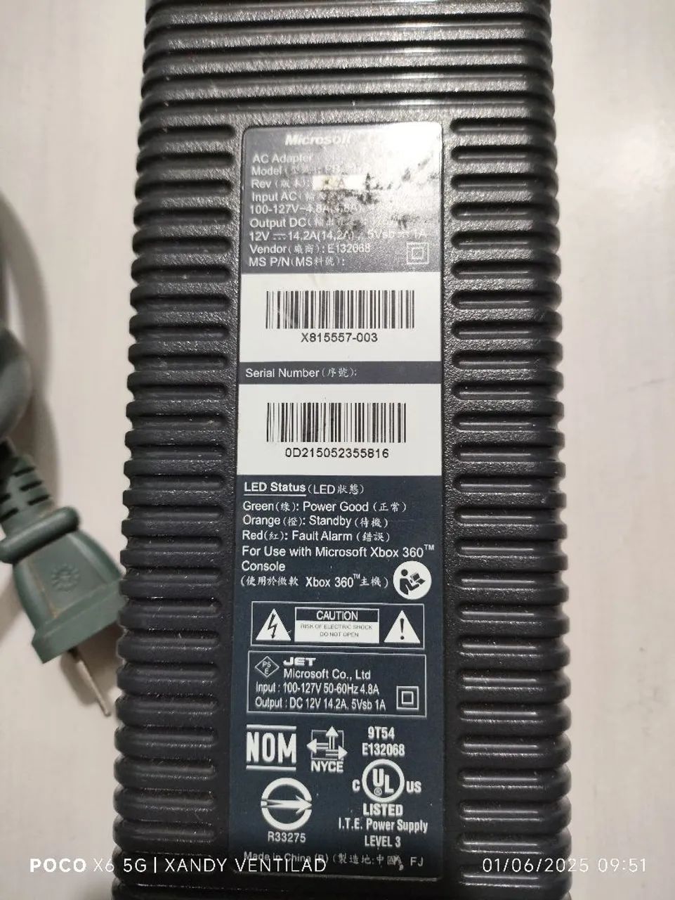 Fonte Xbox 360 Original fat  - Foto 3