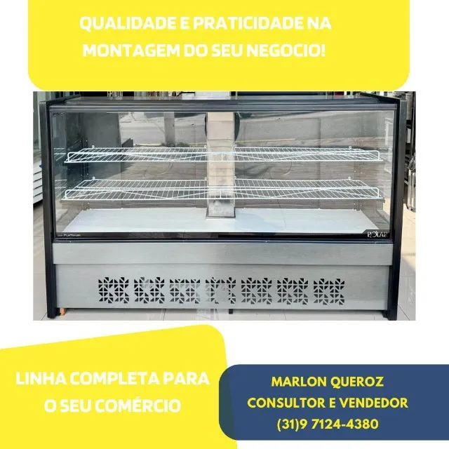 Balcão de Tortas 1,75M Polar Novo