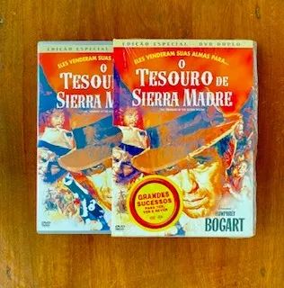 DVD Duplo: O Tesouro de Sierra Madre (Direção John Huston/Com Humphrey Bogart-1948)C/ luva