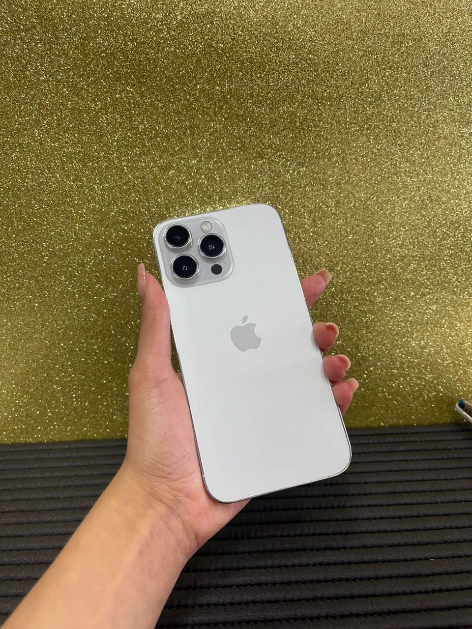 IPHONE 14 PRO MAX ?BRANCO 256GB ?100% *R$2.799,00* SEM FACE ID