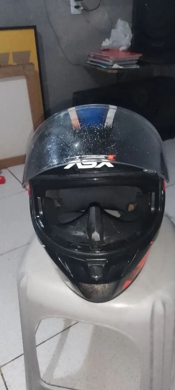 Capacete ASX tamanho 60 troco também por 58 - Foto 5