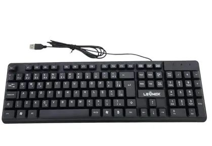 Teclado Padrão ABNT2 Cor Preto USB z1004 - Foto 2