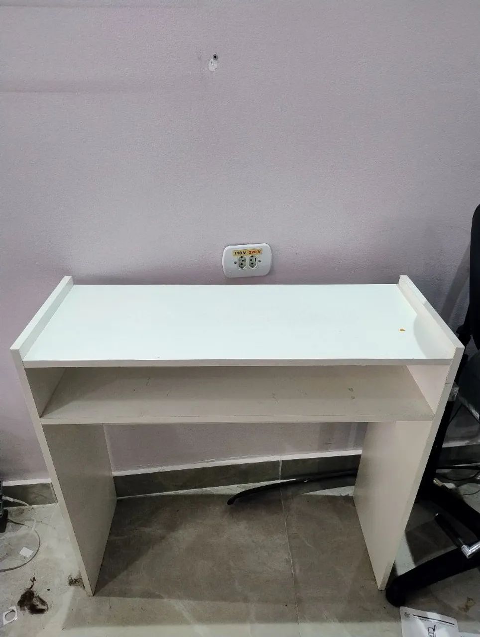 Prateleira Expositora Branca com mesa - Foto 4