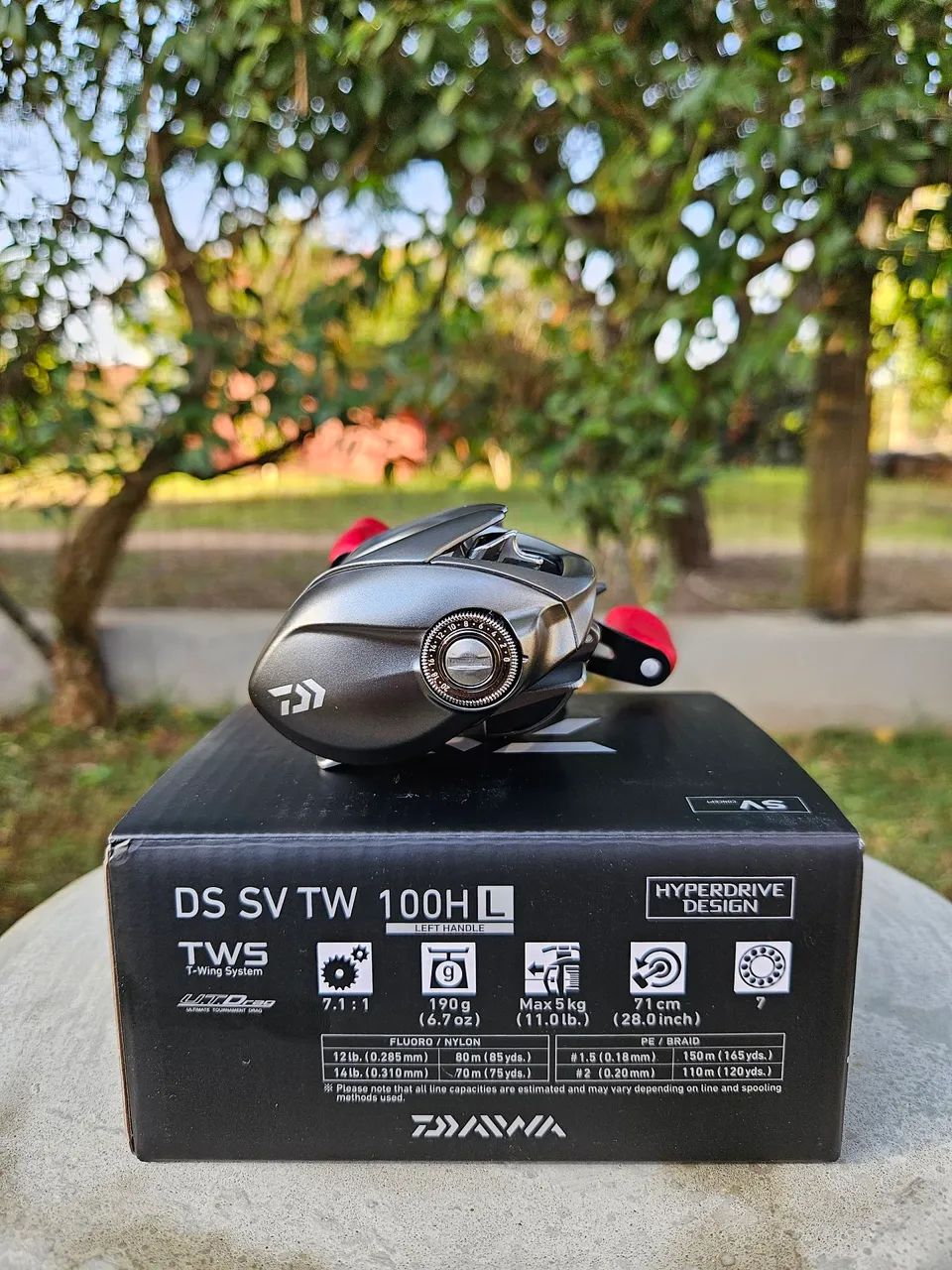 Carretilha Daiwa DS SV TW 100HL - Foto 5