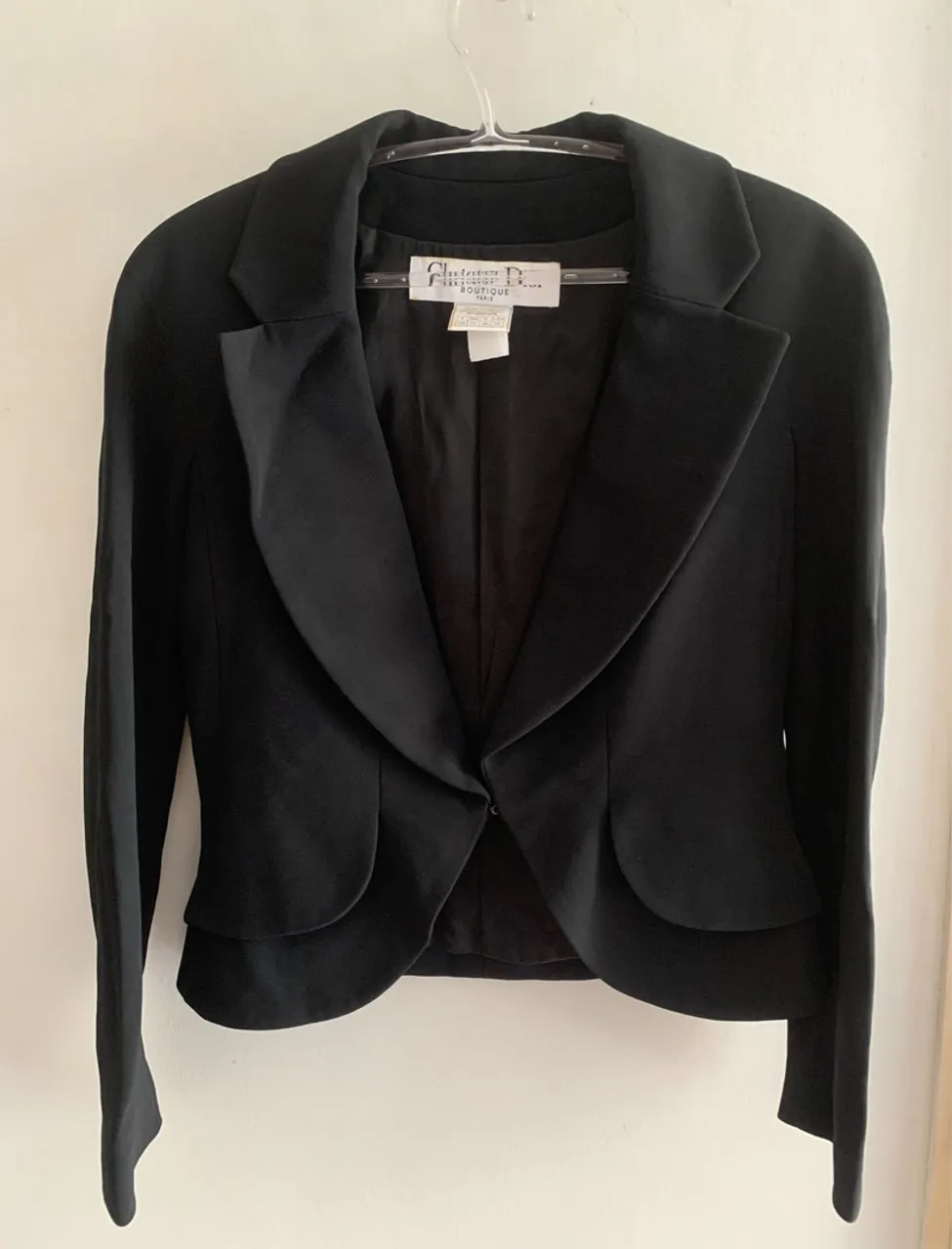 Blazer Feminino Christian Dior Boutique Preto