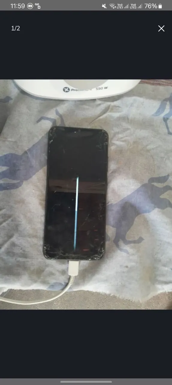 Tela para iPhone com defeito