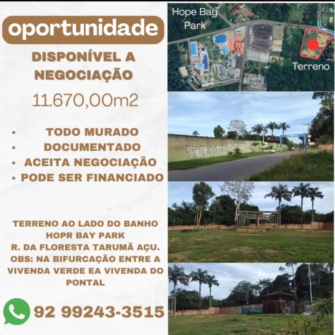 Terreno à venda ou locação