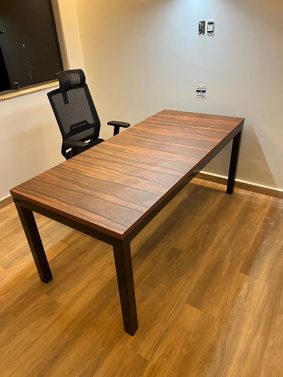 Mesa para escritório estilo industrial reforçada 1,80m - Foto 4