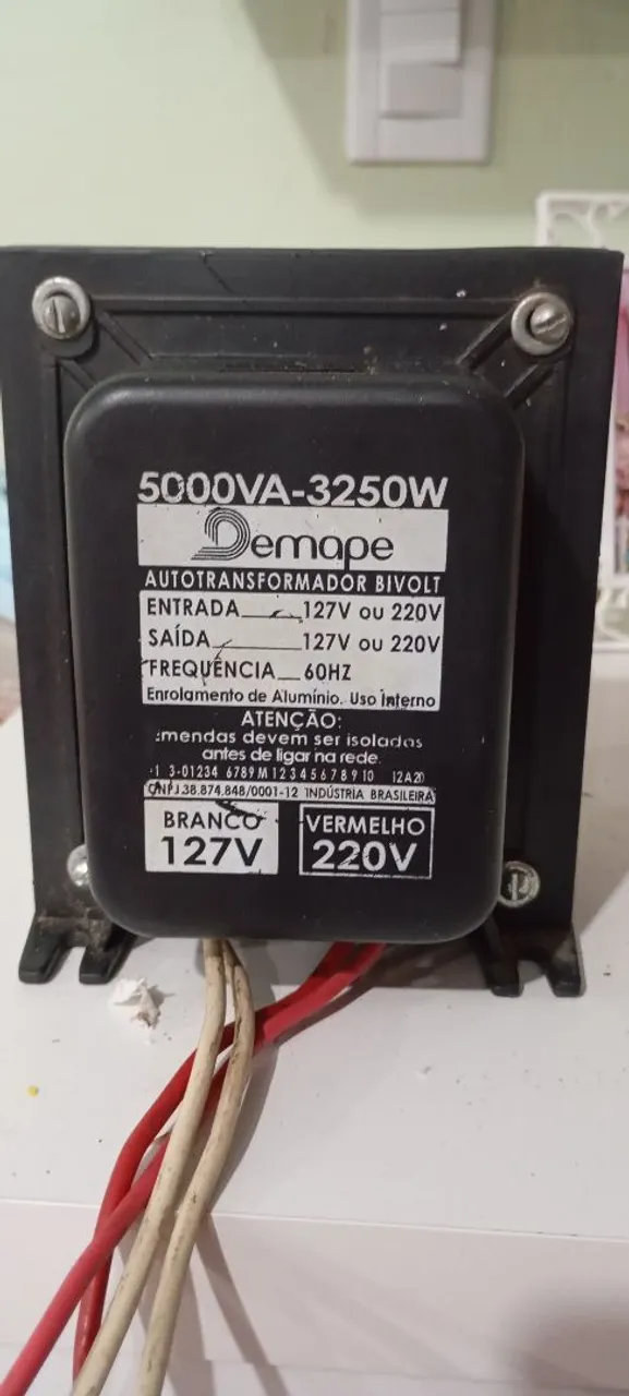 Autotransformador Bivolt 5000VA - Demape