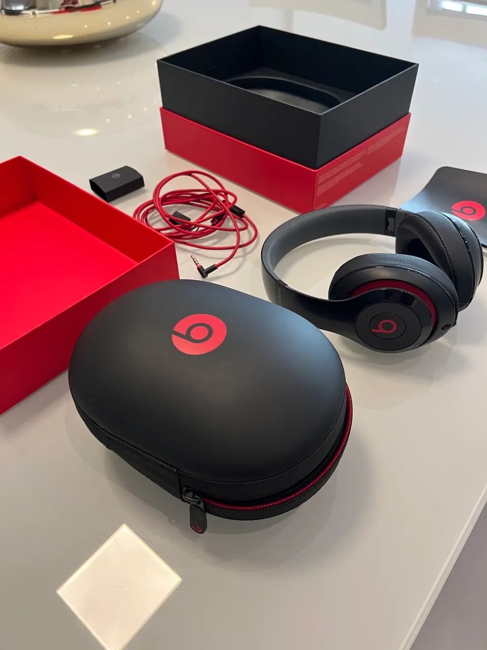 Beats Studio 2 Original e Completo - Novo - Vermelho e Preto  - Foto 2