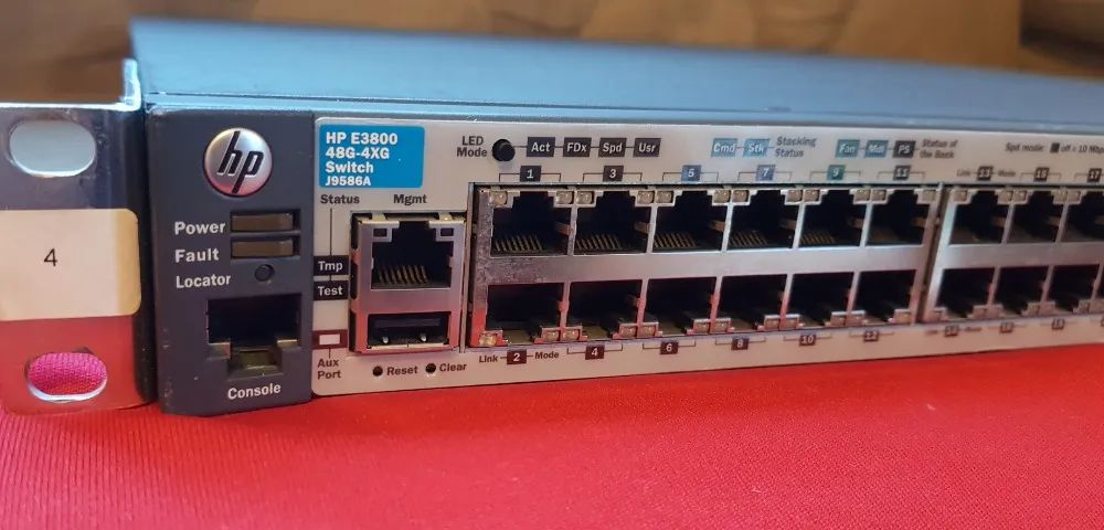 Switch Hp3800-48g4xg J9586a Seminovo Super Promoção (Usado)