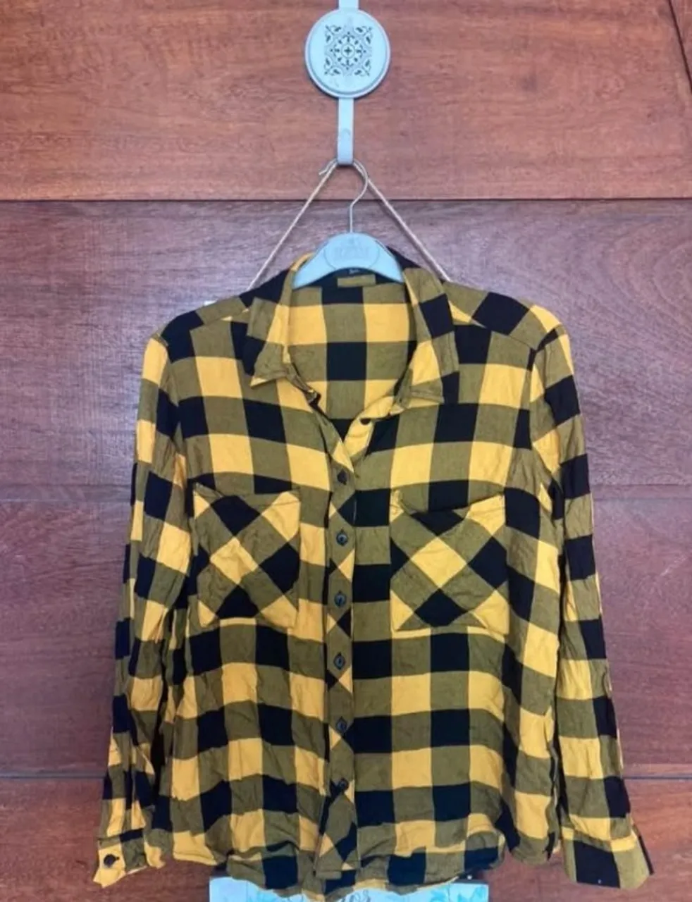Camisa Xadrez feminina- veste P