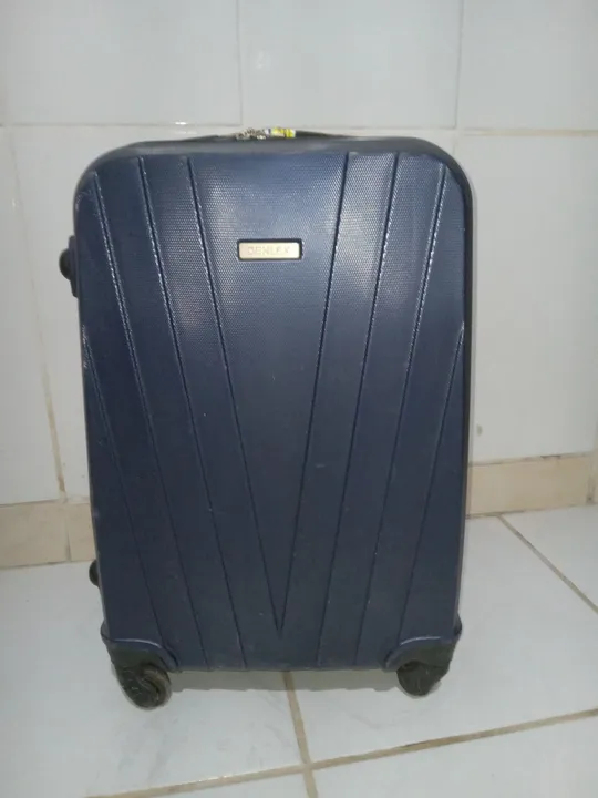 Mala de Viagem Azul
