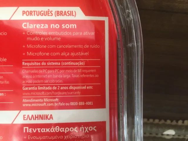 Fone de Ouvido com microfone - Lifechat LX-1000 - Microsoft  - Foto 5