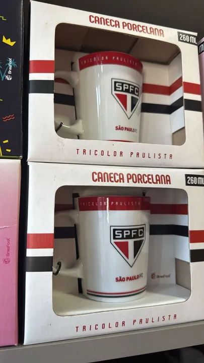 Caneca de Porcelana SPFC - Tricolor Paulista