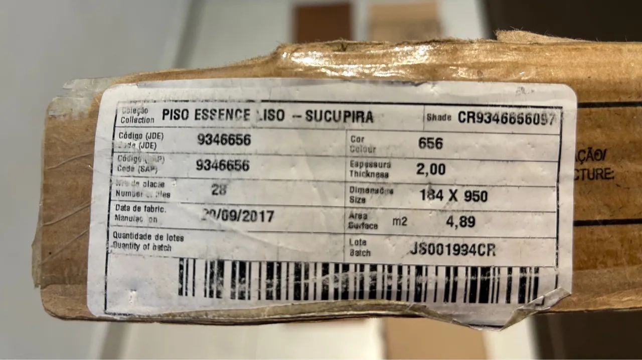 Piso vinílico Tarkett Essence Sucupira 4,89 m2 - Foto 3