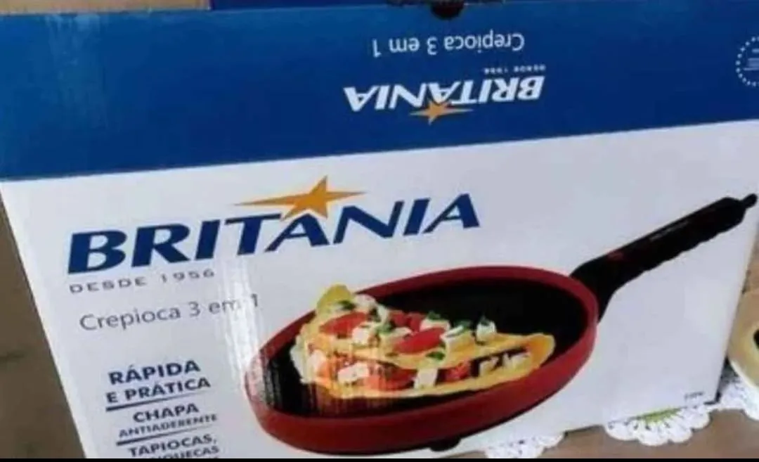 Frigideira Crepioca 3 em 1 Britânia