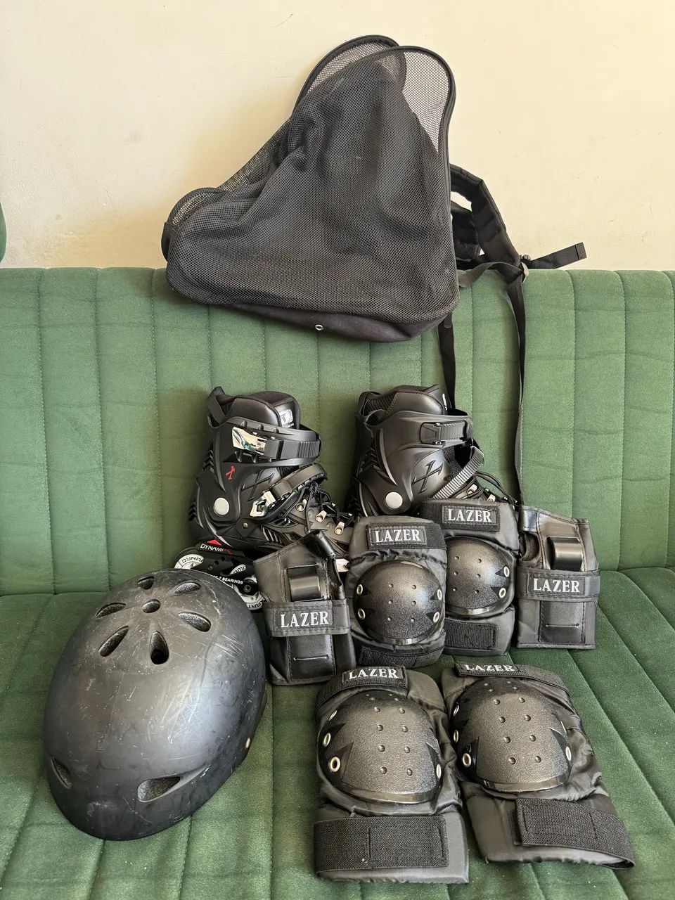 Kit patins completo. 