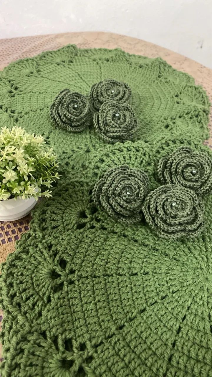 Sousplat crochê  - Foto 3