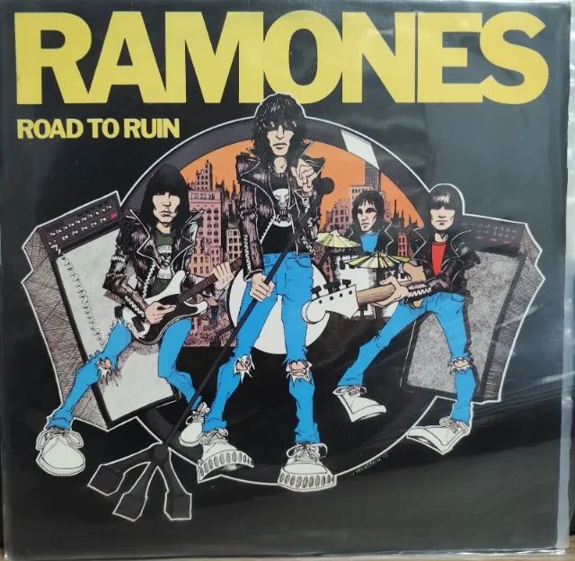 LP RAMONES - Road to ruin - Impecável com encarte