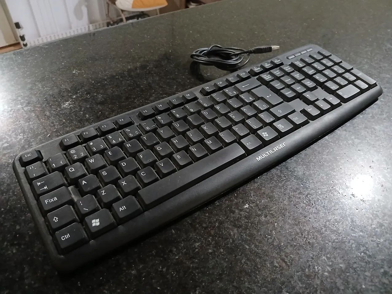 Teclado USB MULTILASER cabo - 22,00 - Foto 2