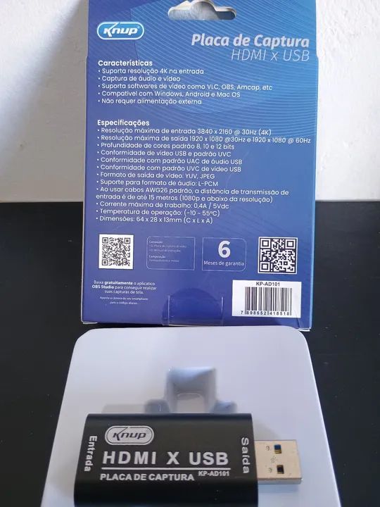 Placa de Captura HDMI x USB 4K / OFERTA IMPERDÍVEL  - Foto 2