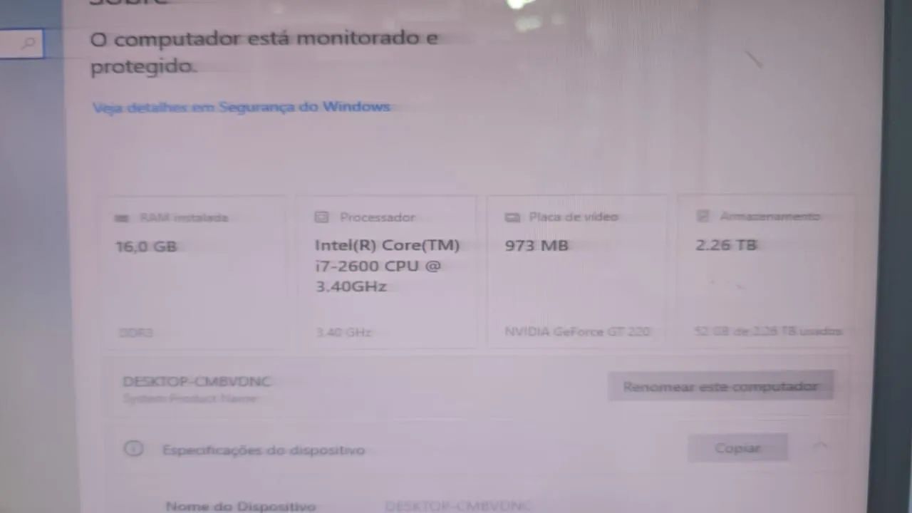 PC Nivida, pronto pra ligar e usar! Formatado e com Windows 10 + Pacote Office e PDF  - Foto 4