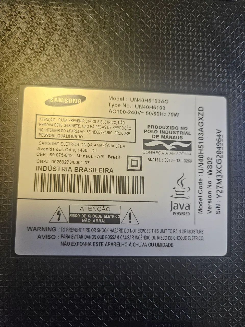 Excelente TV LED Samsung Smart 40 polegadas - Foto 3