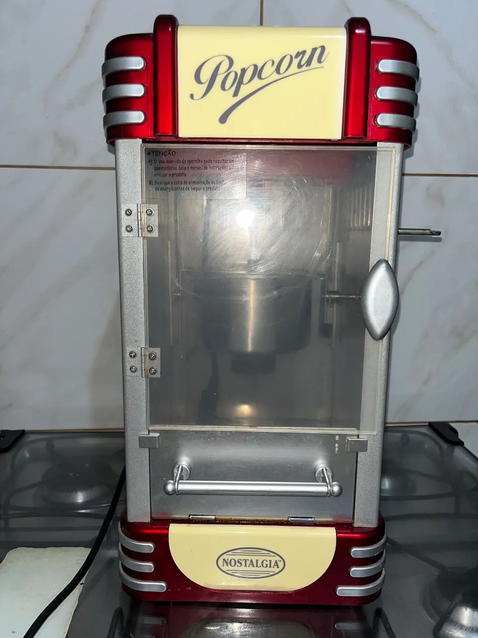 Pipoca elétrica retrô 