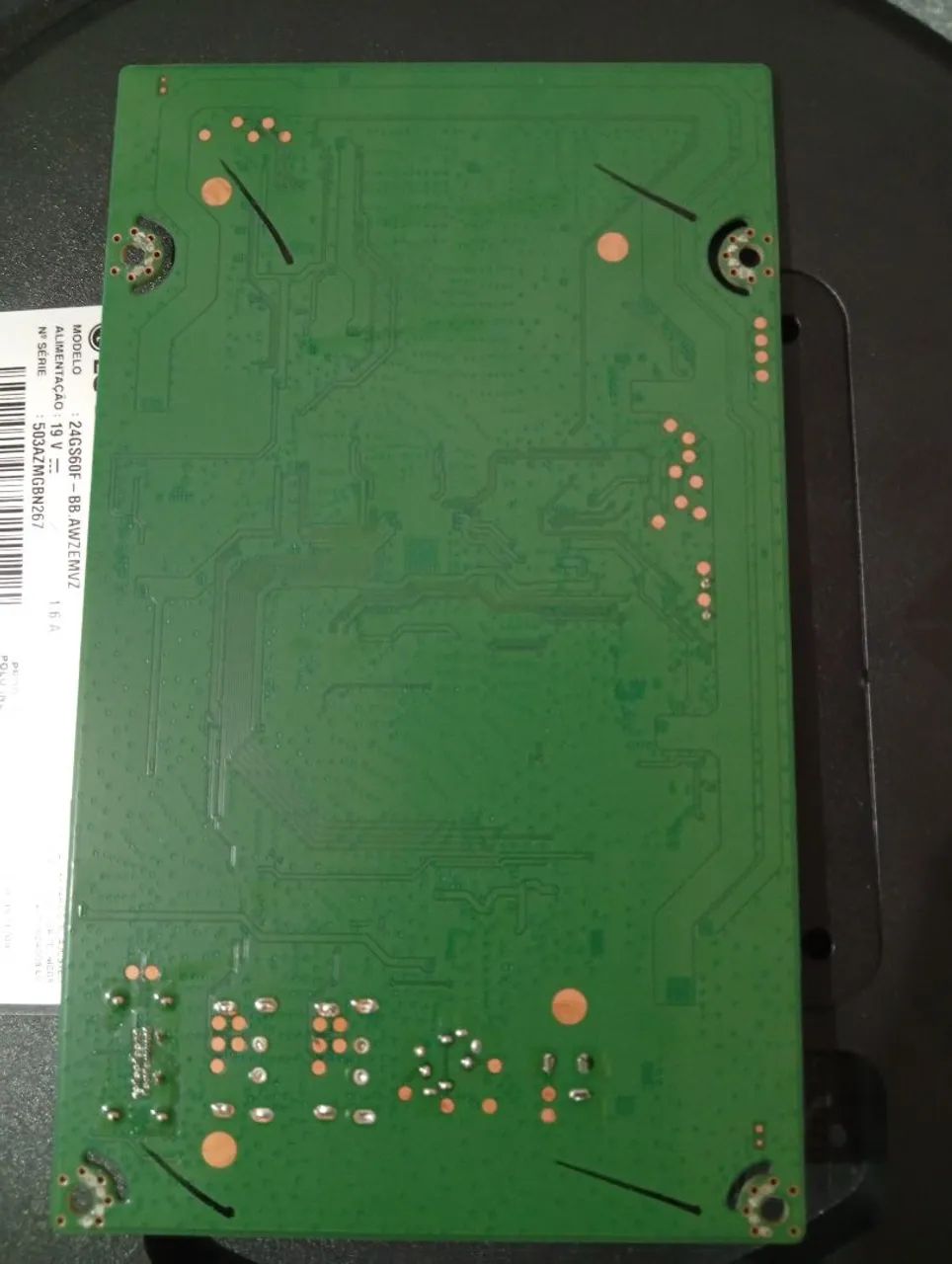Placa principal do munitor LG 24GS60F EAX69936002(1.1) funcionando  - Foto 4