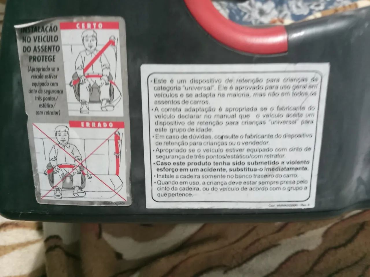 Cadeira de carro que vira assento  - Foto 2