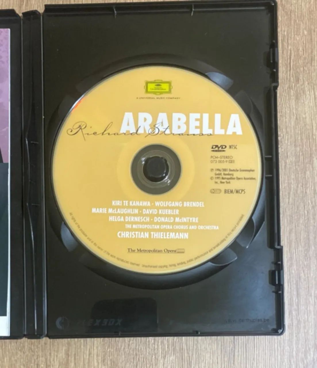DVD ópera "Arabella" de Richard Strauss (maestro Christian Thielemann) Made in Germany - Foto 2