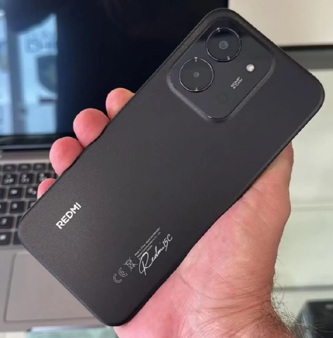 CELULAR XAIOMI REDMI 15C 256GB RAM 8GB ROM COR PRETO. - Celulares