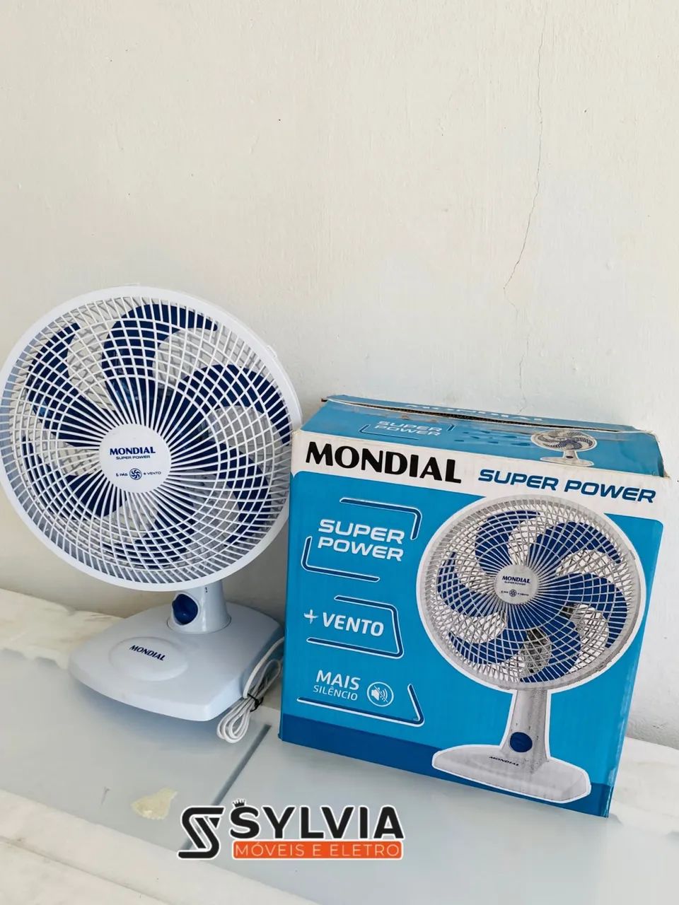 VENTILADOR MONDIAL 30 CM BRANCO! - Foto 3