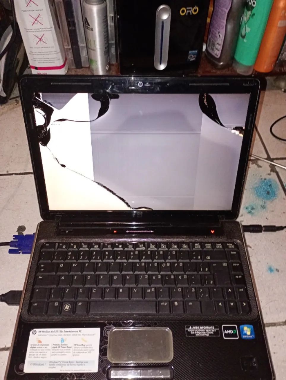 Notebook Hp pavilion DVR funcionando com detalhes  - Foto 2