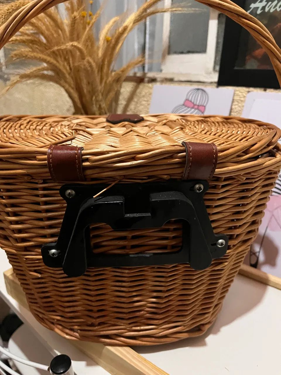 Cesta de vime pra bike - Foto 4