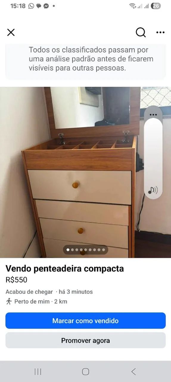 Vendo penteadeira compacta! - Foto 2