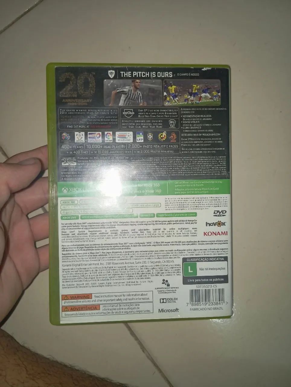 Xbox 360( leia a descrição) e pes 16 original. - Foto 4