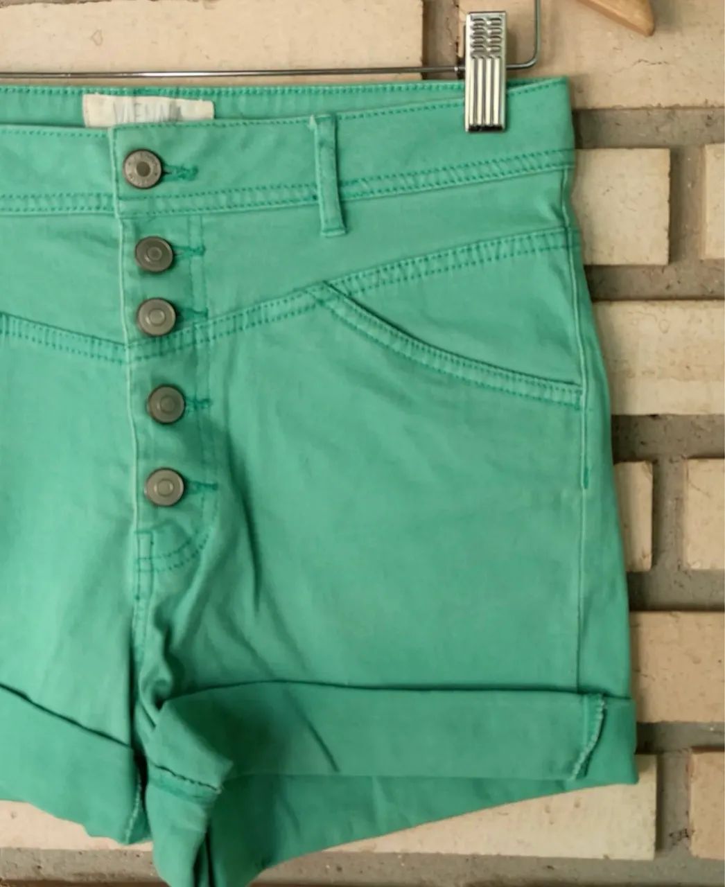 Short jeans verde Vienna 