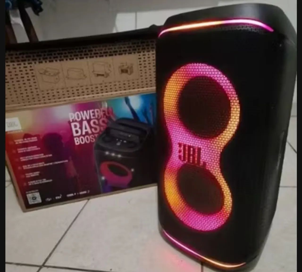Caixa JBL partbox 120 original nova 
