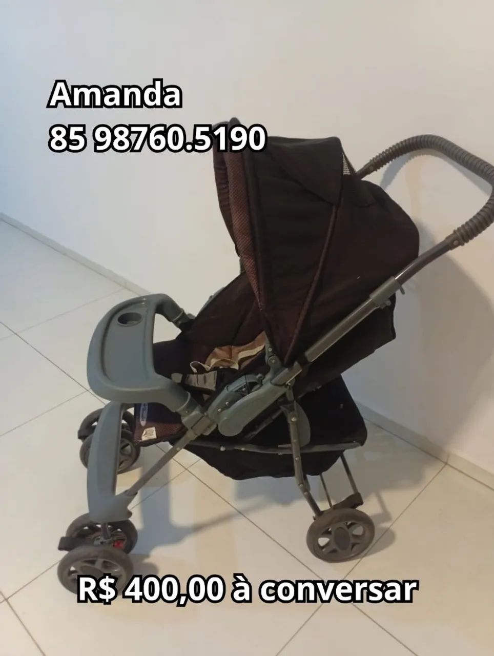Carrinho e cadeira - bebê até 12 meses - Foto 4