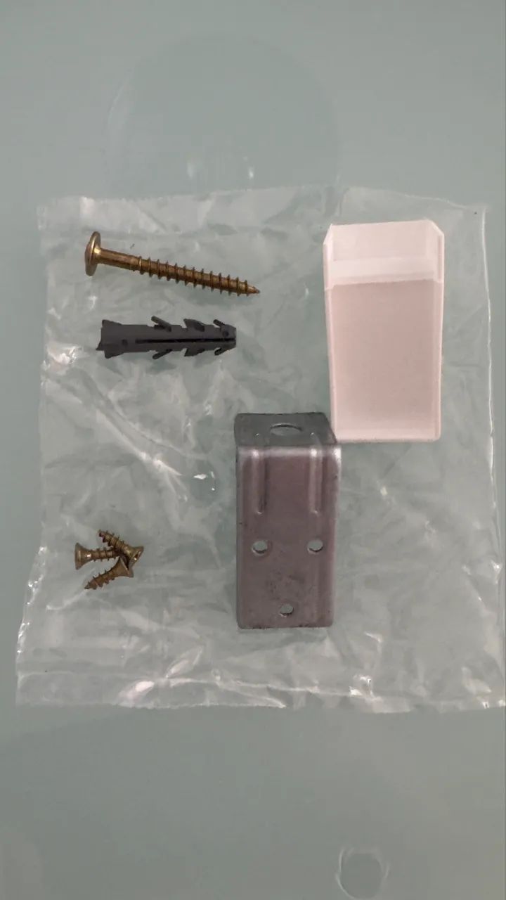 Kit Cantoneira Com 10 Suporte L + Capa L + Parafusos + Bucha . - Foto 3