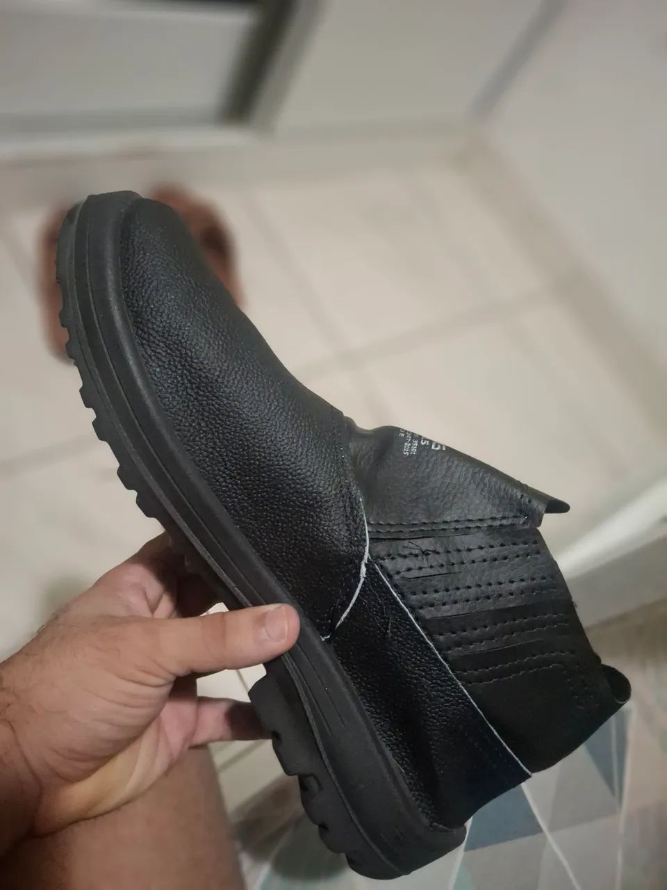 Bota de segurança preta